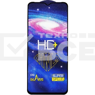 Защитное стекло для экрана DF inColor-01 для Infinix Hot 10 Lite 2.5D, 1 шт, черный