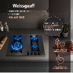 Газовая варочная панель Weissgauff HGG 640 BGB, фото11