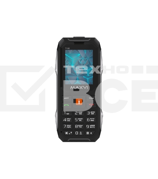 Мобильный телефон Maxvi T100 черный
