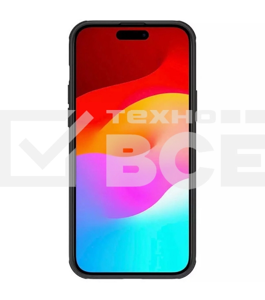 Чехол Super Frosted Shield Pro, черный, (AP IP15 Plus)