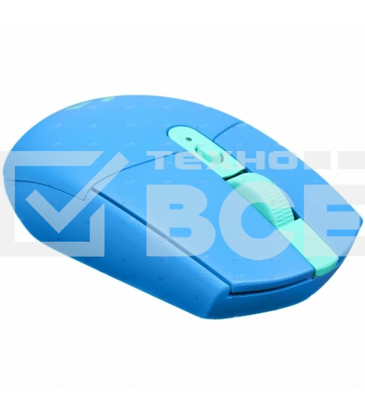 Мышь беспроводная Logitech G304 Lightspeed синий, 12000 dpi, радиоканал, USB, кнопки - 6