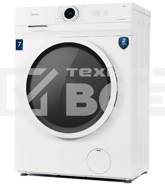 Стиральная машина MF100W70BW-GCC MIDEA (панель управления на английском языке)