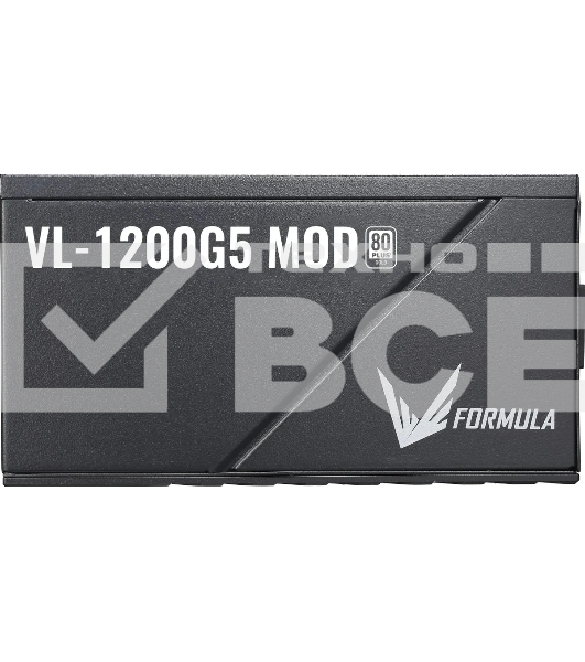 Блок питания Aerocool / Formula ATX 1200W VL-1200G5 MOD Gen5 80 PLUS  gold (20+4pin) APFC 140mm fan lt.blue LED 7xSATA Cab Manag RTL