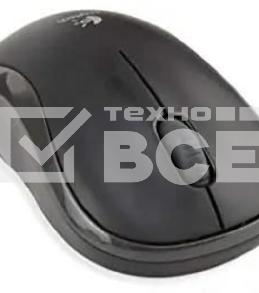 Мышь беспроводная Logitech B175 черный, 1000 dpi, радиоканал, USB, кнопки - 3