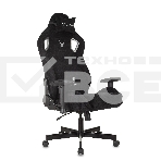 Кресло игровое Knight Outrider Light-20 черный с подголов. крестовина металл, фото 1