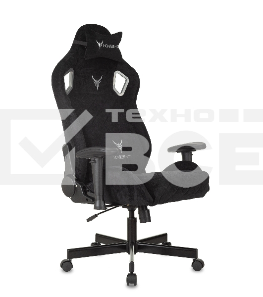 Кресло игровое Knight Outrider Light-20 черный с подголов. крестовина металл