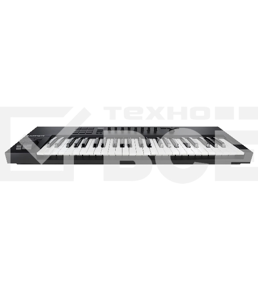 Клавиатура MIDI [25237] Native Instruments [KOMPLETE KONTROL A49] 49 клавиш, полувзвешенная, 8 ручек управления, колеса высоты тона и модуляции, 4-позиционный энкодер, OLED-дисплей, TRS-вход для педали, USB-порт