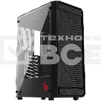 Компьютерный корпус Bloody BD-CC114 черный без БП ATX 8x120мм 1xUSB 2.0 1xUSB 3.0 audio bott PSU, фото 1