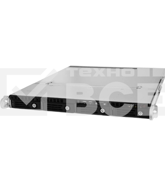Серверный корпус Ablecom 1U chassis; Mini-ITX, Micro-ATX, ATX MBs; 4 x 3.5'' hsb; 2 x USB; 1 x COM port (Front); 1 x FH expantion slot; 600W (1+1) (80 Plus Platinum); no rails