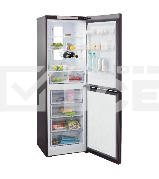 Холодильник Бирюса Б-W940NF графит двухкамерный 210/130л морозилка снизу, No Frost