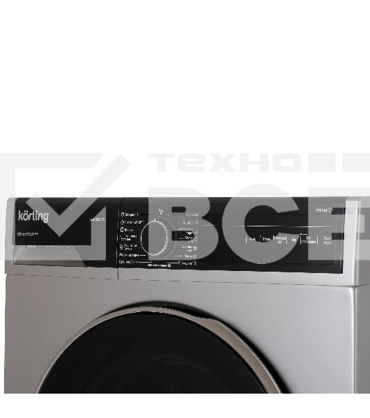 Стиральная машина Korting KWM 53LS1278 S серебристый, загрузка фронтальная 6кг, 1200 об/мин., класс: A+++