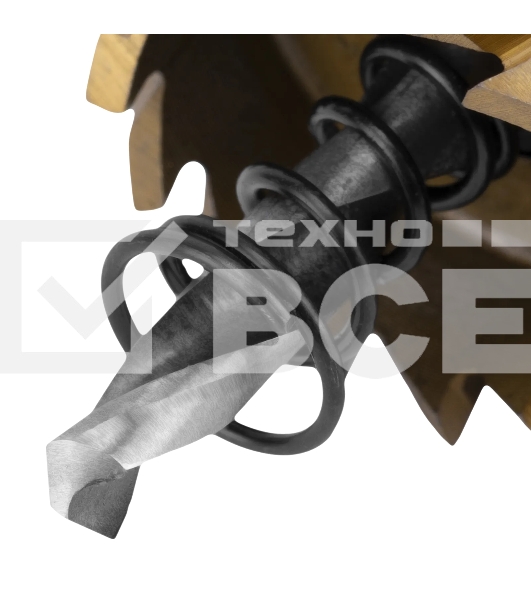 Коронка по металлу Denzel HSS, 25 мм, нитридтитановое покрытие