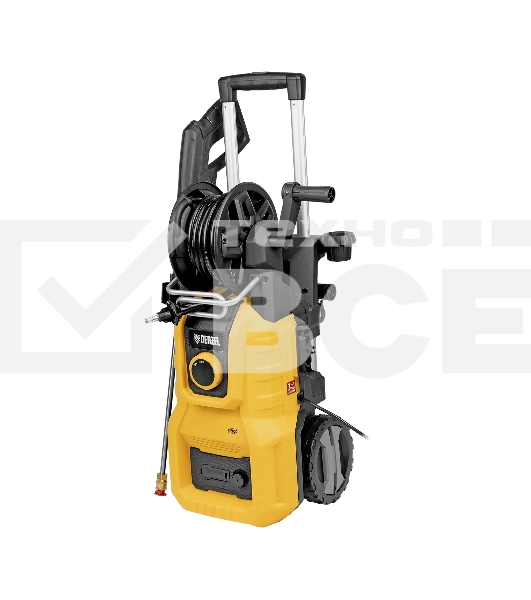 Моечная машина высокого давления Denzel R-200D, 2400 Вт, 200 бар, 420 л/ч, с барабаном