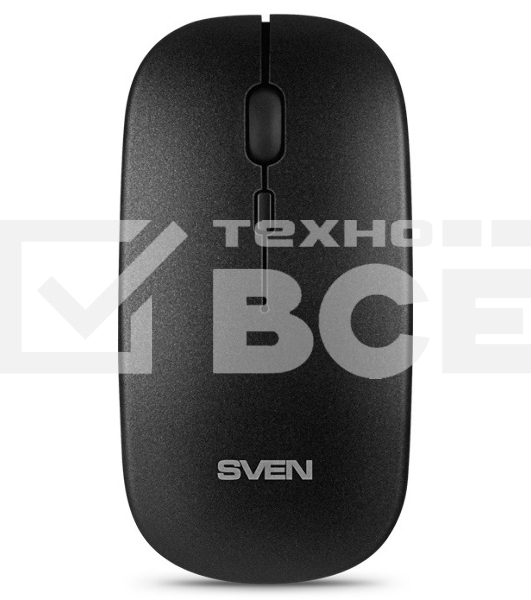 Мышь беспроводная SVEN RX-565SW темно-серый, 1600 dpi, радиоканал, USB, кнопки - 4