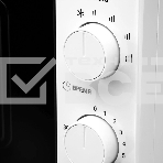 Микроволновая печь Hyundai HYM-M2044 белый, 20 л, 700 Вт, переключатели - поворотный механизм, фото4