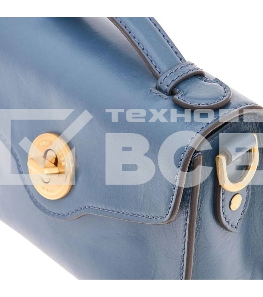 Сумка женская The Bridge Irene 04520501/KP голубая натур.кожа
