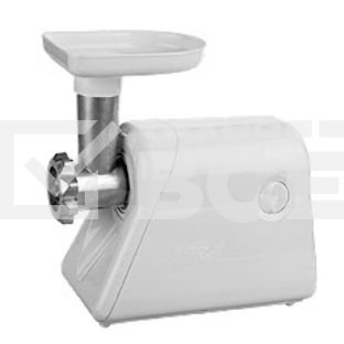 Мясорубка электрическая Ротор Дива ЭМШ 35/300-1 белый, 1500 Вт, 0.58 кг/мин, защита от перегрузки, насадки - 1