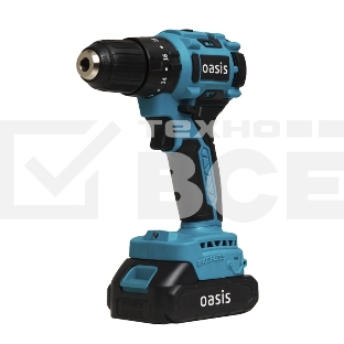 Дрель-шуруповерт Oasis ASU-14A, 14,4 В, 2 Ач, 45 Нм, бесщеточный, ударный