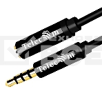 Кабель удлинит 3.5 Jack (M) - 3.5 Jack (F), 1.5м Telecom PRO <TAV7179M-1.5M>, фото 1
