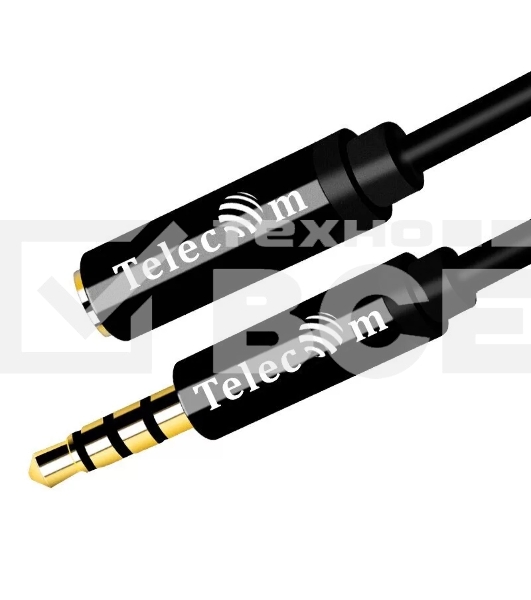 Кабель удлинит 3.5 Jack (M) - 3.5 Jack (F), 1.5м Telecom PRO <TAV7179M-1.5M>