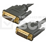 Кабель 5bites APC-096-020 DVI M / DVI M (24+1) double link, зол.разъемы, ферр.кольца, 2м., фото 1