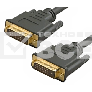 Кабель 5bites APC-096-020 DVI M / DVI M (24+1) double link, зол.разъемы, ферр.кольца, 2м.