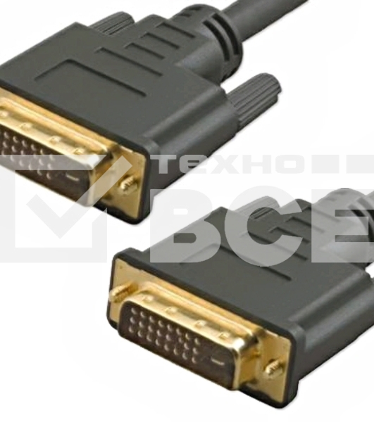 Кабель 5bites APC-096-020 DVI M / DVI M (24+1) double link, зол.разъемы, ферр.кольца, 2м.