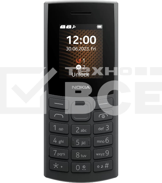Мобильный телефон Nokia 105 TA-1557  угольный