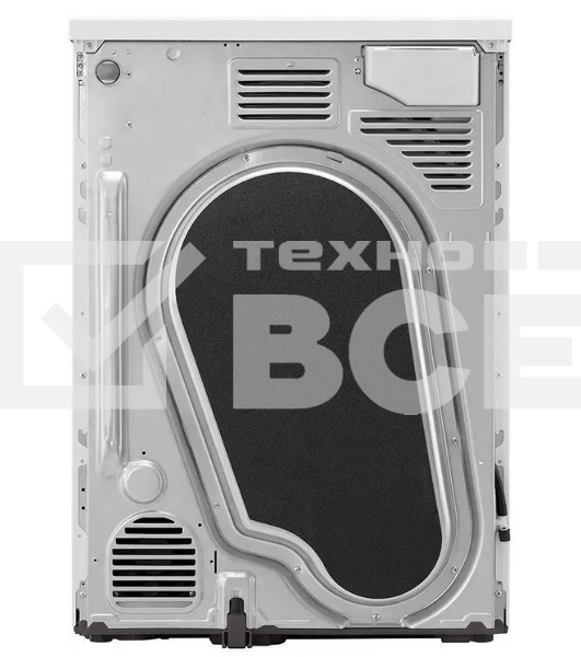 Сушильная машина LG DC90V3V6W белый, 9 кг, сушка - тепловой насос, программ - 14, 60 x 85 x 66 см