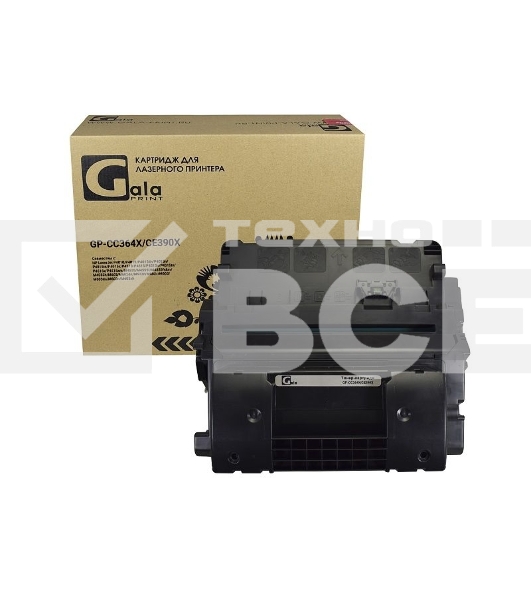 Картридж лазерный GalaPrint GP-CC364X/CE390X черный (24000 стр.) для HP LaserJet P4015/P4515/Enterprise 600/M602n/602dn/602x/603n/603dn/M4555h/4555f/4555fskm