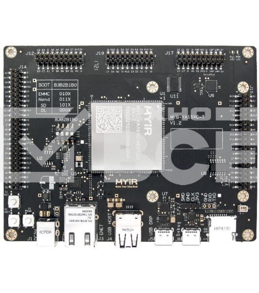 Плата разработки Myir MYD-YA151C-4E512D-65-I-T MYC-YA15XC-T CPU Module as Controller Board, ST STM32MP1 MPU based on 650MHz Single or Dual Arm Cortex-A7 and 209MHz Cortex-M4 Cores,256MB/512MB DDR3L, 256MB Nand Flash/ 4GB eMMC, 32KB EEPROM, Power Managemen