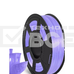 Филамент NVPRINT TPU Trans. Purple для 3D печати диаметр 1.75мм  длина 165 метров  масса 0,5 кг