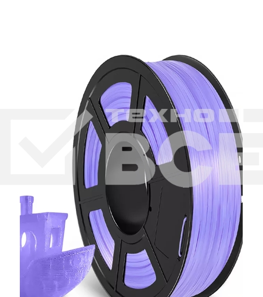 Филамент NVPRINT TPU Trans. Purple для 3D печати диаметр 1.75мм  длина 165 метров  масса 0,5 кг