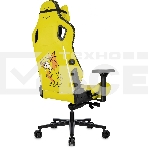 Кресло Knight Craft Dragon желтый, экокожа, 120 кг, механизм качания, фото6