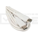 Кабель USB2.0 Cablexpert CCB-USB2-CMCMO1-2MW, TypeC/TypeC, Classic 0.1, 3A, 60Вт, PD/QC3.0, медь, 2м, белый, коробка, фото3