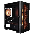 Компьютерный корпус 1STPLAYER TRILOBITE T3 ARGb черный mATX 4x120мм ARGb fans T3-BK-4F7, фото 1