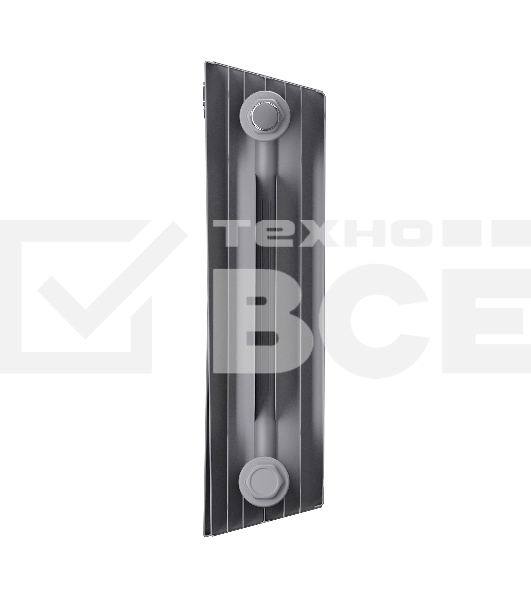 Радиатор биметаллический Royal Thermo PianoForte 300 Серебристый - 16 секц.