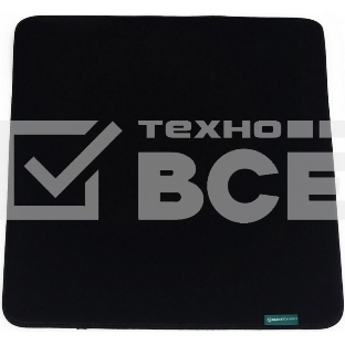 Коврик для мышки Raskat черный S (350x300, резина/ткань, прошитый край)