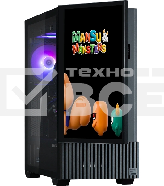 Компьютерный корпус Zalman Z10 DS без БП черный