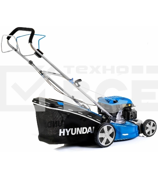 Бензиновая газонокосилка Hyundai L4620S ICV145,4-х такт, 3.8 л.с./145 см3, Ширина среза 45,7 см, Высота среза 25-75 мм, 25,2 кг