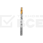 Сверло спиральное по металлу Denzel 10 x 133 мм, Р6М5, Golden Tip, фото 1