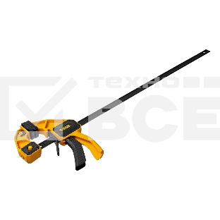 Струбцина Denzel F-образная, быстрозажимная, 600 х 80 мм, усиленный нейлоновый корпус