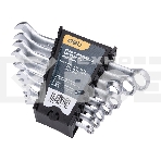 Набор комбинированных гаечных ключей 8 шт Deli DL130008A Спецификация: 6 мм, 8 мм, 10 мм, 12 мм, 14 мм, 15 мм, 17 мм, 19 мм. Матовая хромированная поверхность. Пластиковая упаковка., фото3