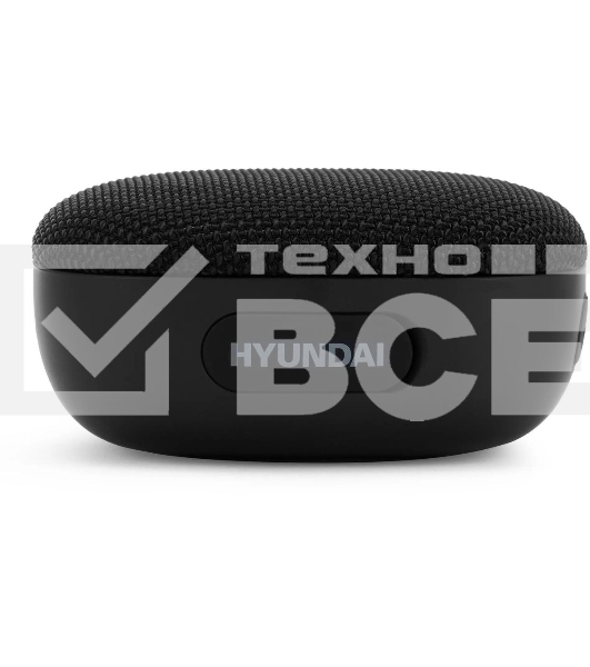 Колонка портатитвная Hyundai H-PS1010 черный 5W 1.0 BT 10м 1200mAh