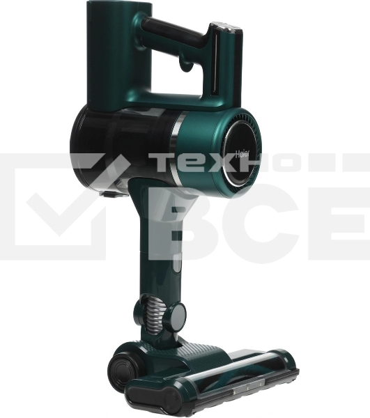 Пылесос вертикальный Haier HVC400HE зеленый, питание от аккумулятора, 400 Вт, уборка сухая, пылесборник 0.8 л