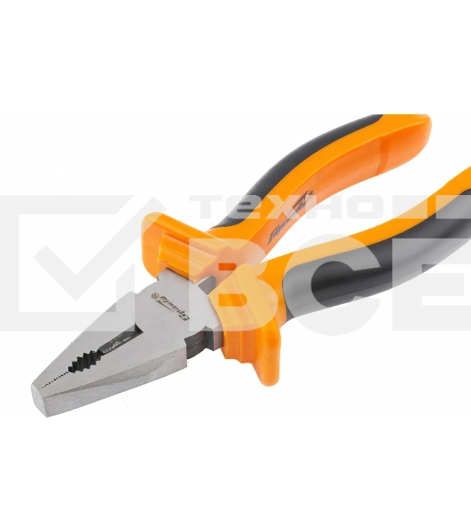 Плоскогубцы Sparta Comfort 180 мм, комбинированные шлифованные, двухкомпонентные рукоятки