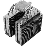 Кулер для процессора Thermalright Royal Pretor 130 (4-pin PWM, 158мм, Ni/Cu, 6x6мм, 1x120+1x130мм, 80.45CFM/81.88CFM, 29.4dBA/28.3dBA, 2150PM/1750RPM, S: 1200, 1700, 1851, 2011, 2066, 115X, AM4, AM5, silver, black), фото3