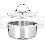 Кастрюля нерж Pretty 1,0л ТМ Appetite, фото 1