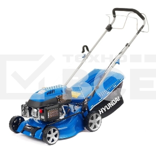 Бензиновая газонокосилка HYUNDAI L 4310S двигатель HYUNDAI ICV150,4-х такт, 3,5 л.с./149 см3, 43 см, 225-75 мм, 32 кг