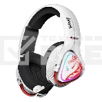 Гарнитура беспроводная с микрофоном A4Tech Bloody MR720 белый/красный мониторные BT/Radio оголовье (MR720 NARAKA), фото 1